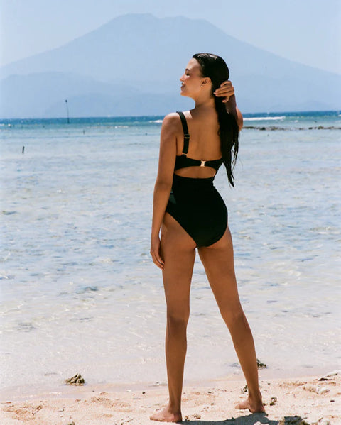 Original Underwire One Piece - Black Rib