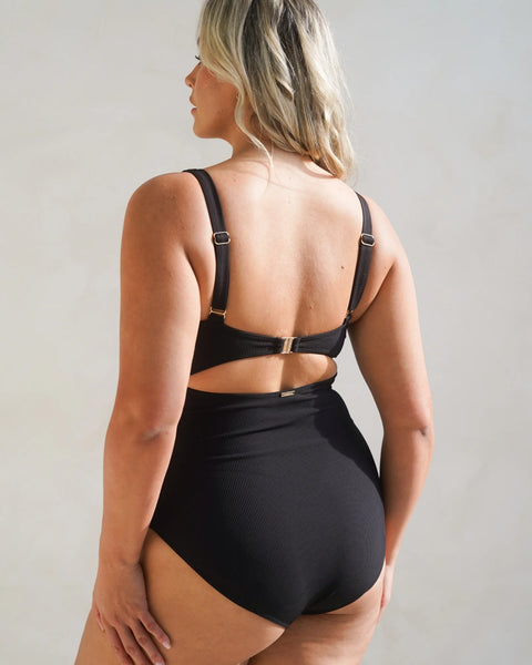 Original Underwire One Piece - Black Rib