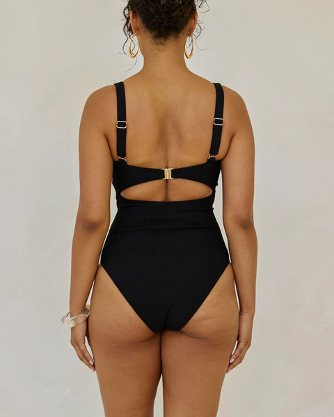 Original Underwire One Piece - Black Rib