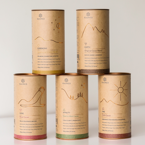 Sacred Cacao - Vitality: Matcha Mint Cacao