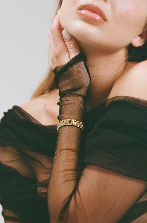 Porter Jewellery - Baby Link Bracelet - Gold
