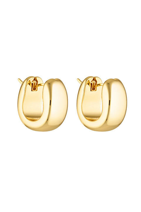 Porter Jewellery - Blob Huggies - Gold