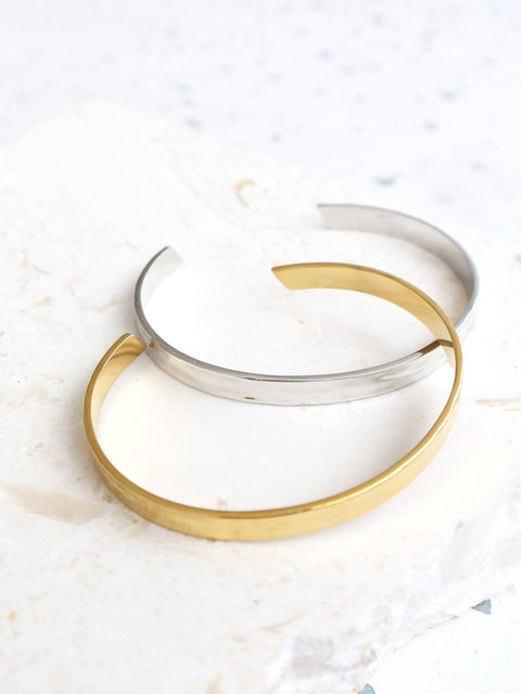 Toro Open Cuff 18K Gold Plated Bangle