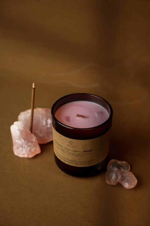 All Chakra Meditation Pure Essential Oil Candles: Root / Small