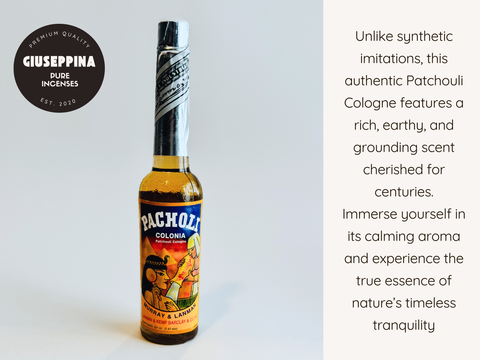 Patchouli Cologne - Woody Aroma for Balance & Tranquility
