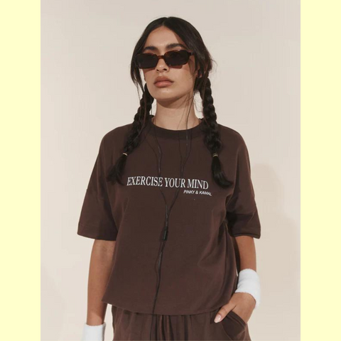 Pinky & Kamal - Exercise Your Mind Tee