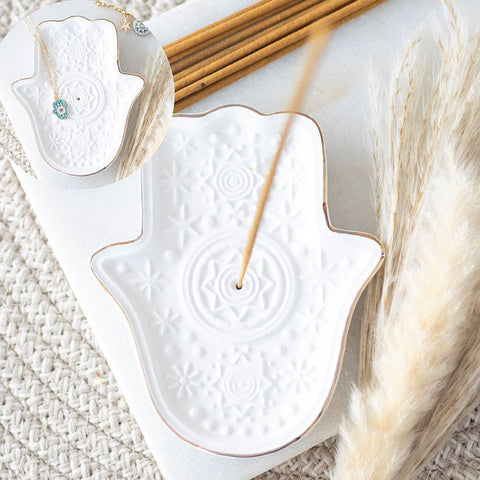 Hand of Hamsa Incense Holder