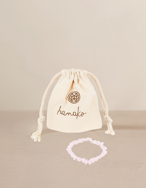 Raw Rose Quartz Bracelet