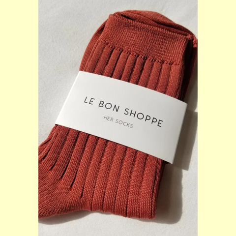 Her Socks - Terracotta