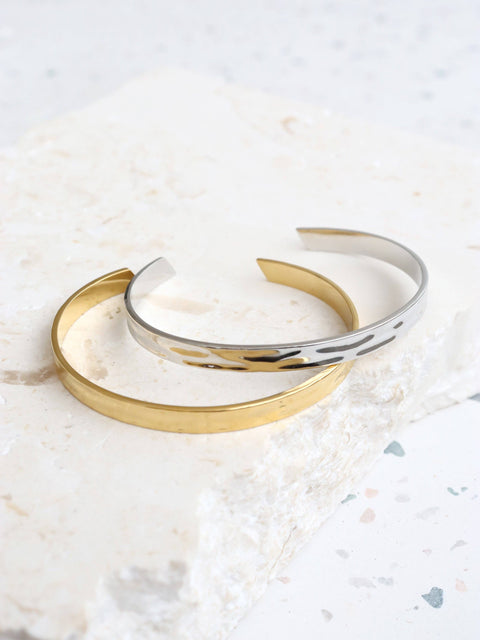 Toro Open Cuff 18K Gold Plated Bangle