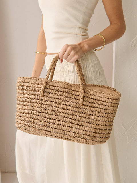 Tressa Beach Straw Bag
