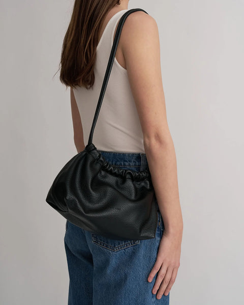 Brie Leon Alma Bag - Black Nappa