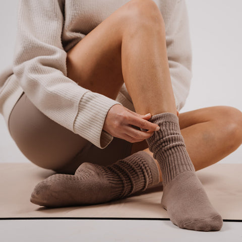 Scrunch Grip Socks