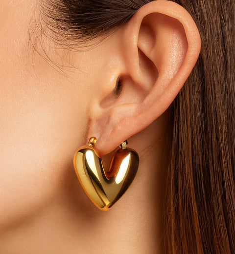 Love Her - Valentine Hoop Earrings