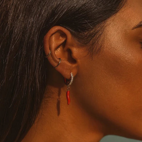 Love Her - Chilli Charm Hoops