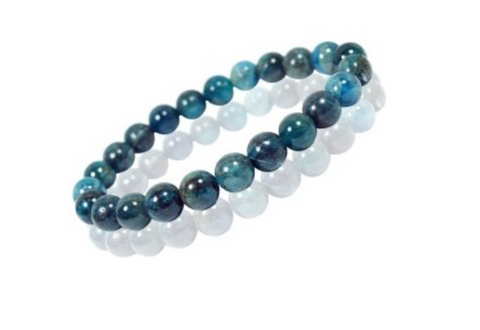 Crystal Bead Bracelet APATITE 6mm