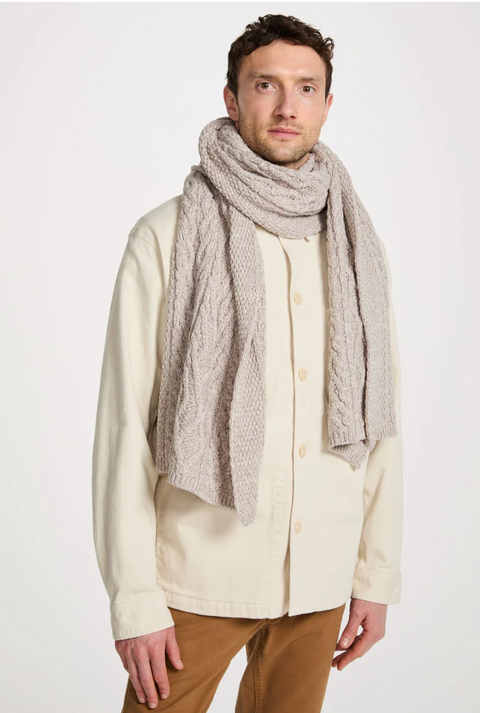 Leenane Supersoft Merino Aran Scarf