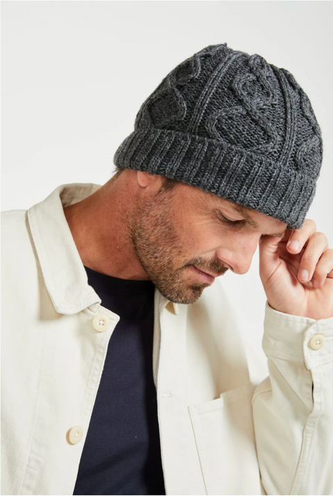 Mulranny Aran Diamond Stitch Hat