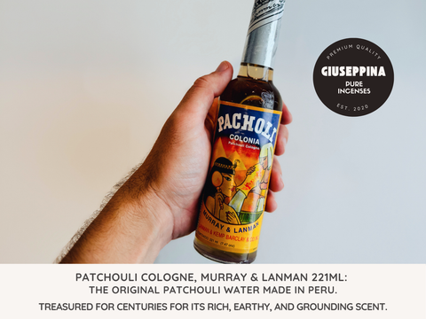 Patchouli Cologne - Woody Aroma for Balance & Tranquility