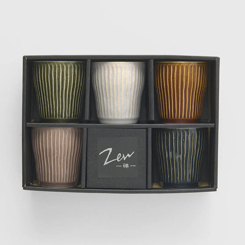 Autumn Glaze Mug Set 5pcs