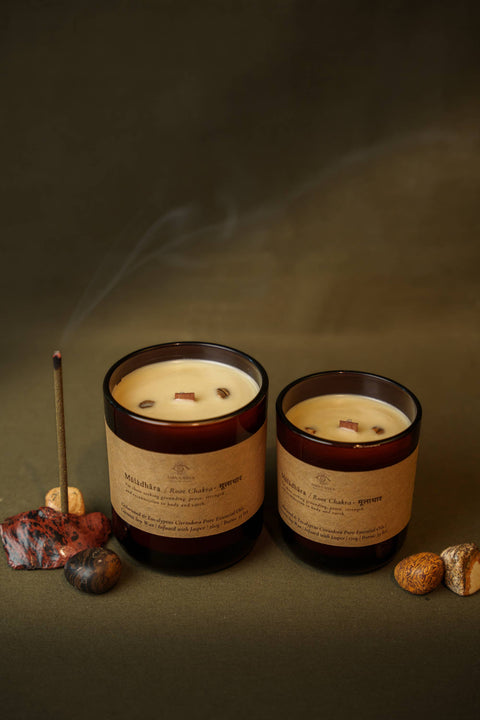 All Chakra Meditation Pure Essential Oil Candles: Heart / Small