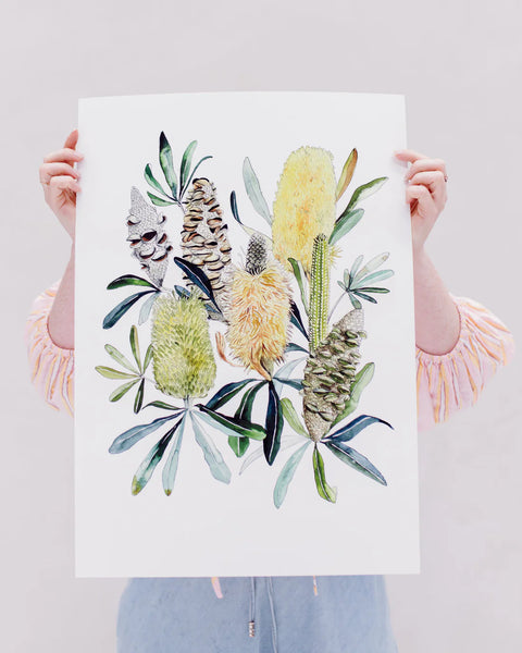 Coast Flower Giclée Print A2 - Emma Morgan
