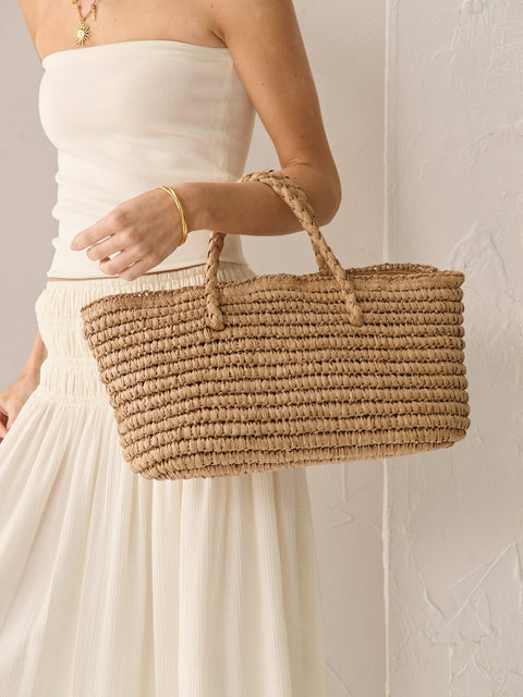 Tressa Beach Straw Bag