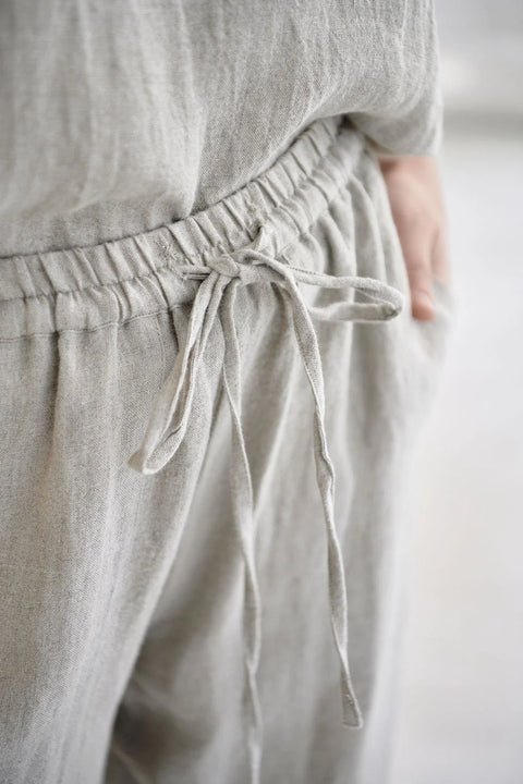 Wide Leg Linen Pant
