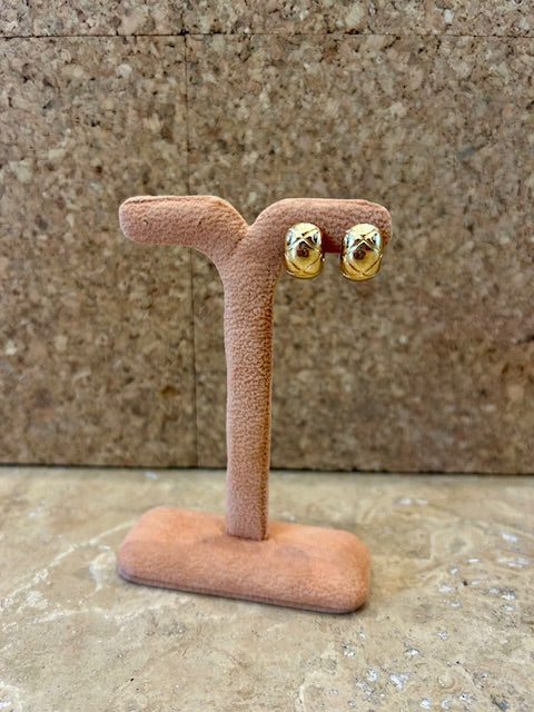 Love Her Chunky Round Hoops - Gold