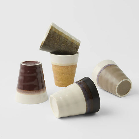 Earth Tones Mug - set of 5 230ml