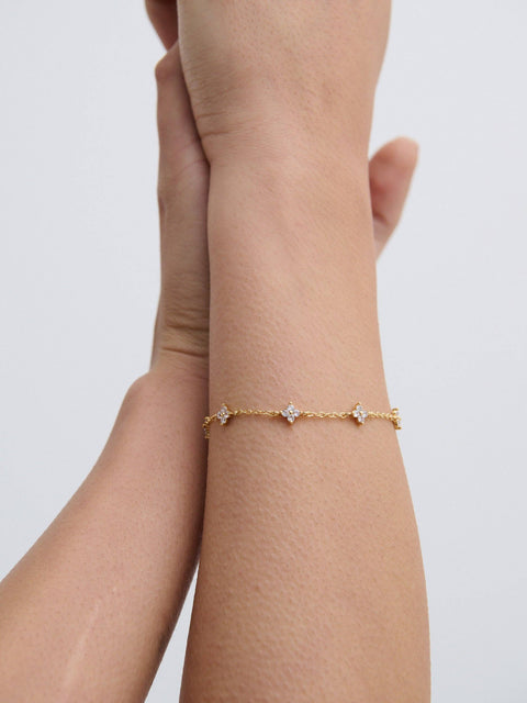 Dainty 18K Gold Plated Bracelet