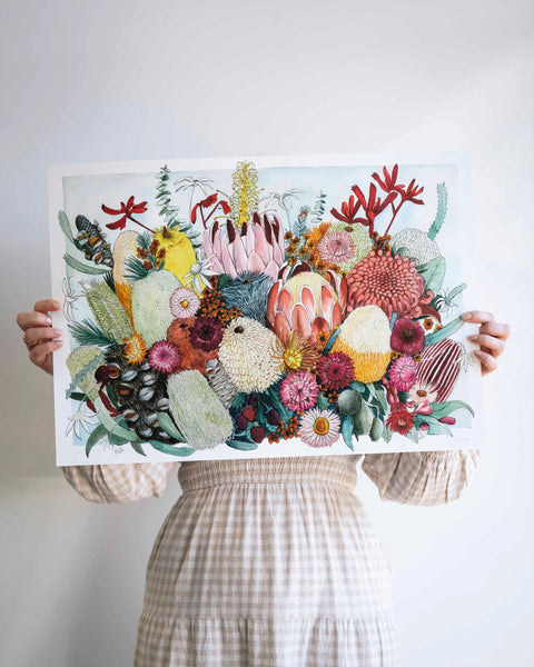 Forager Giclée Print A4 - Emma Morgan