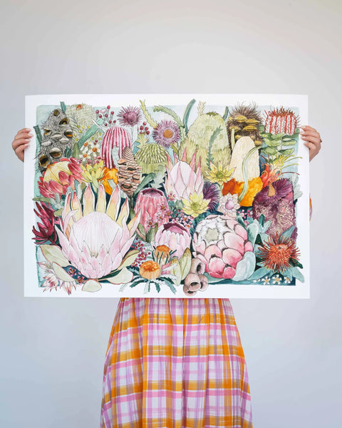Gatherer Giclée Print A4 - Emma Morgan