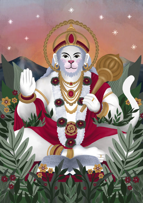 HANUMAN Art Print