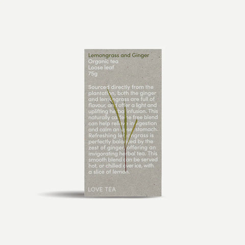 Lemongrass & Ginger Loose Leaf Tea 75g