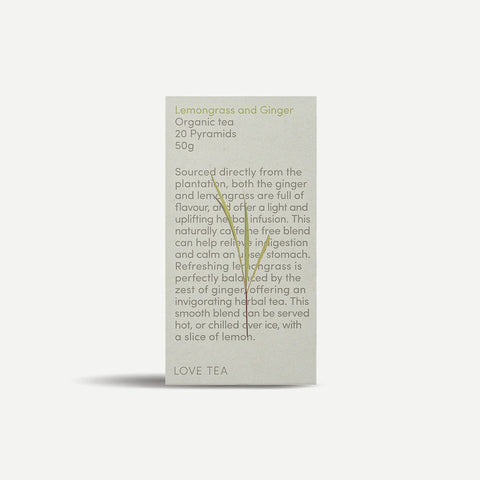 Lemongrass & Ginger Pyramids 20 bags