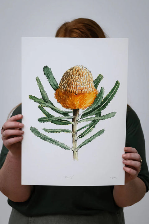 Peachy Giclée Print A5 - Emma Morgan