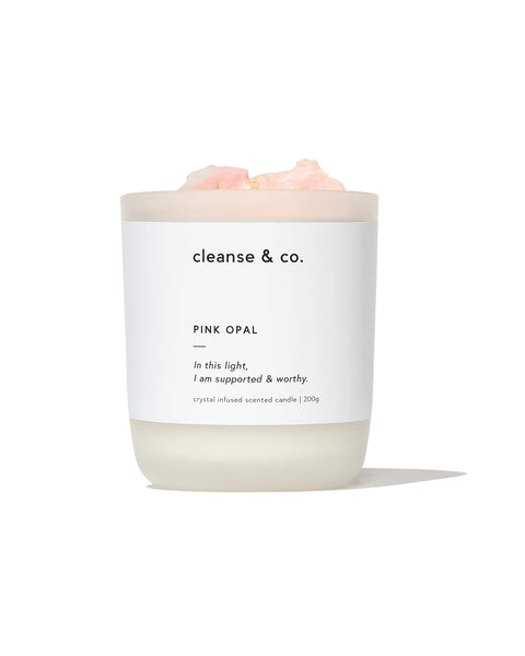 Pink Opal Intention Candle 200g